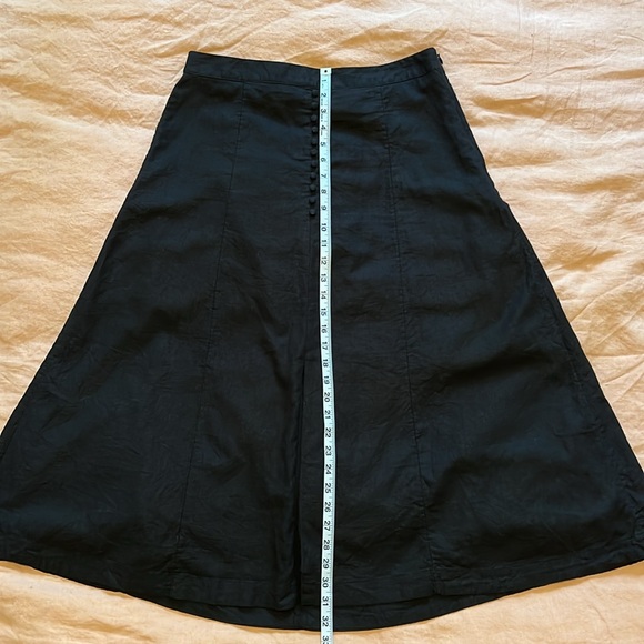 Banana Republic Factory Linen-Blend Midi Skirt - Size 12 - Picture 10 of 10